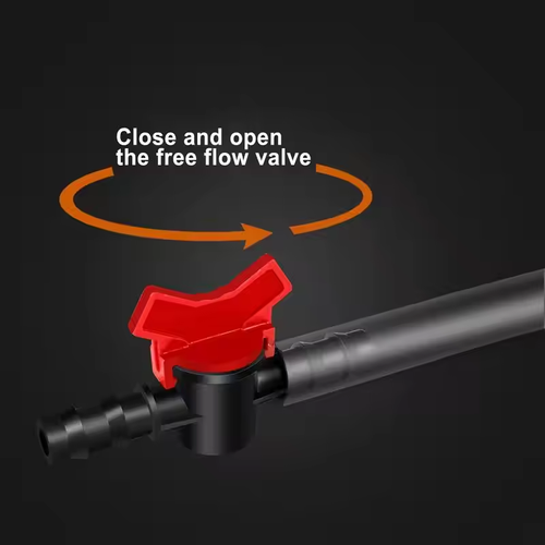 2M PVC Manual Fuel Pump | Gasoline-Diesel Dual-Use | Car Rescue-Farm Machinery | Explosion-Proof & Leakproof