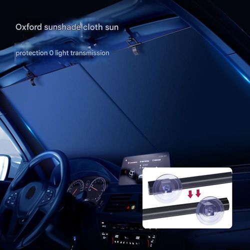 🔥 6-Layer Nano Sunscreen Car Retractable Sunshade | Universal Fit + Auto-Adjustable Shade