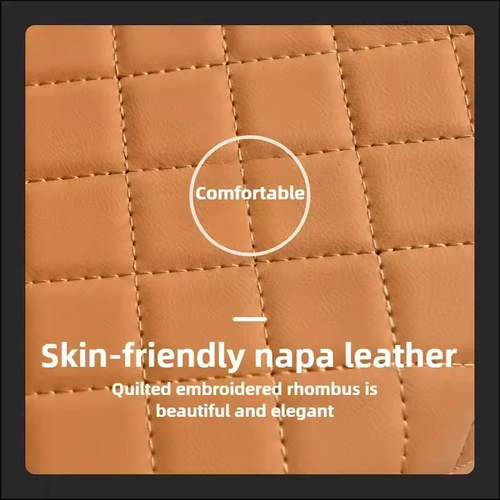 4-in-1 Car Armrest Pad | 7.5cm Thick Memory Foam | Tissue Cup Holder + Storage Pouch | Elbow Support