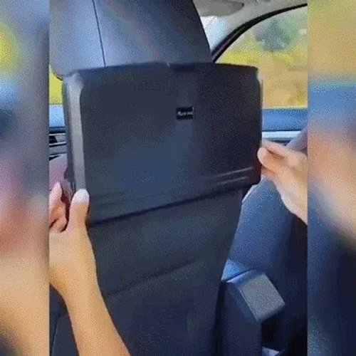 Car Back Seat Tray! Foldable Table + Desk + Tray | Anti-Slip & Spill-Proof