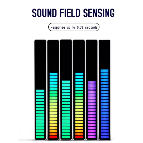 Smart RGB Music Rhythm Lamp APP Sound Control Ambient Light for Gaming & Desk​