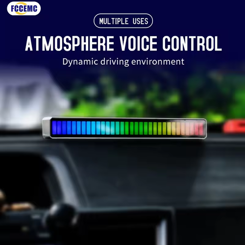 Smart RGB Music Rhythm Lamp APP Sound Control Ambient Light for Gaming & Desk​