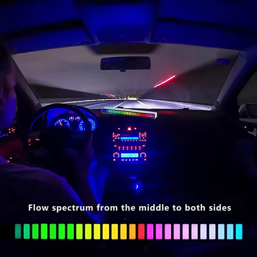 Smart RGB Music Rhythm Lamp APP Sound Control Ambient Light for Gaming & Desk​