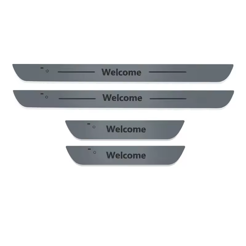 USB Power Welcome Logo Projector Door Sill Light for Car Modification（4pcs）