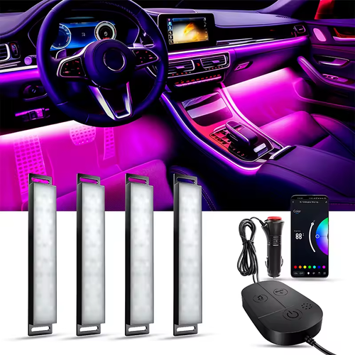 APP Control RGB Ambient Light LED Footwell Strip for Cars SUVs 4x4 Off-Road