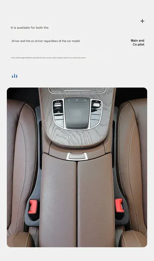 One Pair Car Seat Gap Plug, Leak Proof Plug