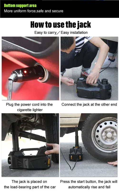 Multifunctional electric jack