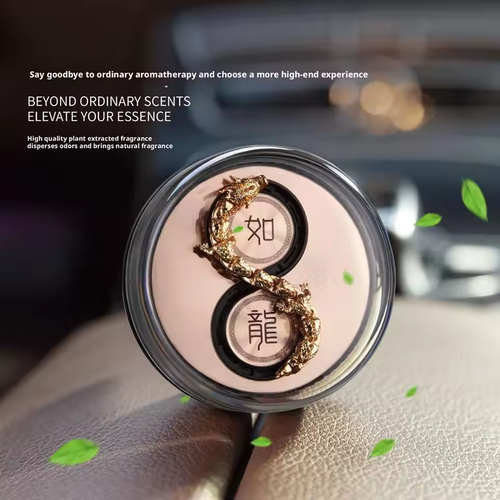 Wind Power Dragons Move Around The World Dynamic Car In Aromatherapy Youlong Car Perfume Air Outlet Ornaments Car Accessories
