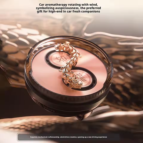 Wind Power Dragons Move Around The World Dynamic Car In Aromatherapy Youlong Car Perfume Air Outlet Ornaments Car Accessories