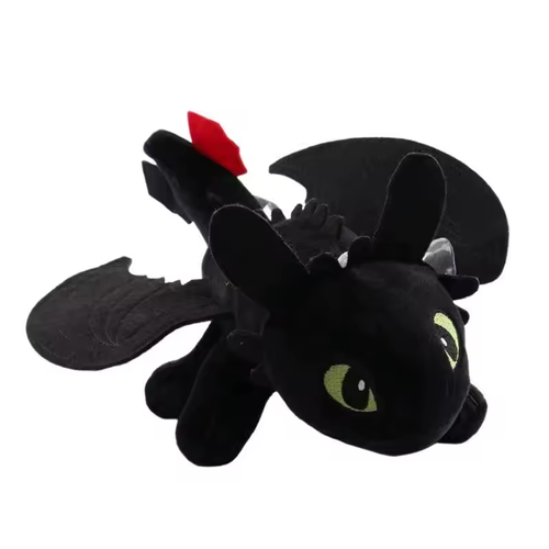 🔥 Cross-border Bestseller  2PCS Flying Dragon Car Roof Dolls Black+White 20cm with Clip Base Wind-Fluttering Wings Car Decor