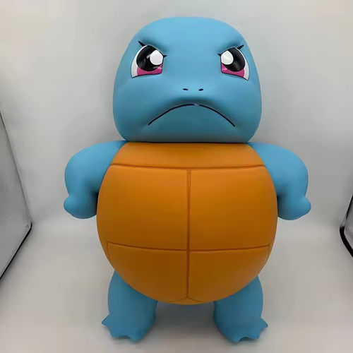 New Popular Toys Anime Will Spray Water Jenny Car Accessories Spray Water Big Size Proud And Cute Model Toys Car Squirtle Orname（16cm）