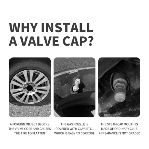 Universal Luminous Fluorescent Tire Valve Caps for 90% Vehicles Night Visibility Upgrade（10pcs）