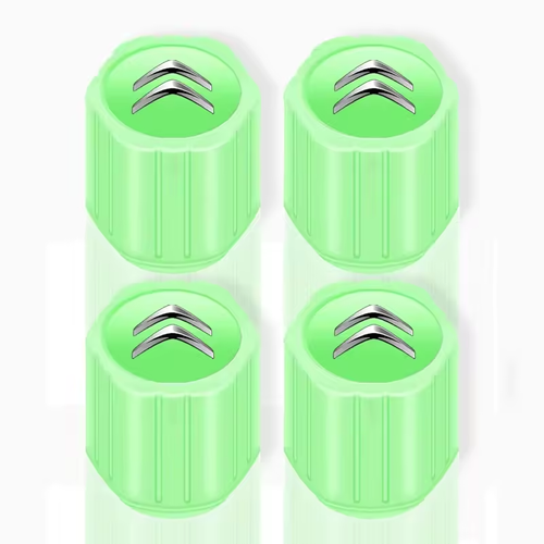 Universal Luminous Fluorescent Tire Valve Caps for 90% Vehicles Night Visibility Upgrade（10pcs）