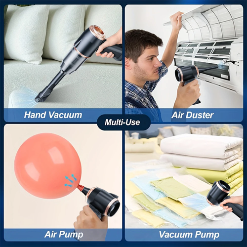 Car Vacuum Cleaner Strong Suction Cleaning Mini Machine Wireless Portable Handhled Blower Machine Air Duster for Home Appliances