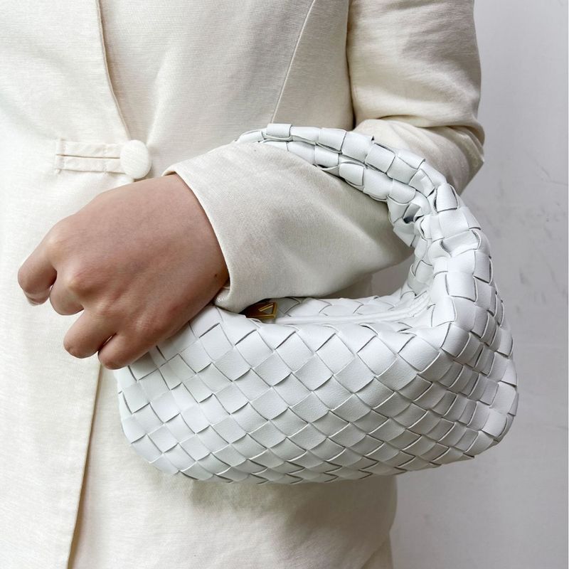 New Dumpling Bag Women's Jodie Handmade Real Woven Knot Bag Genuine Leather Handbag Underarm Party Women's Bag