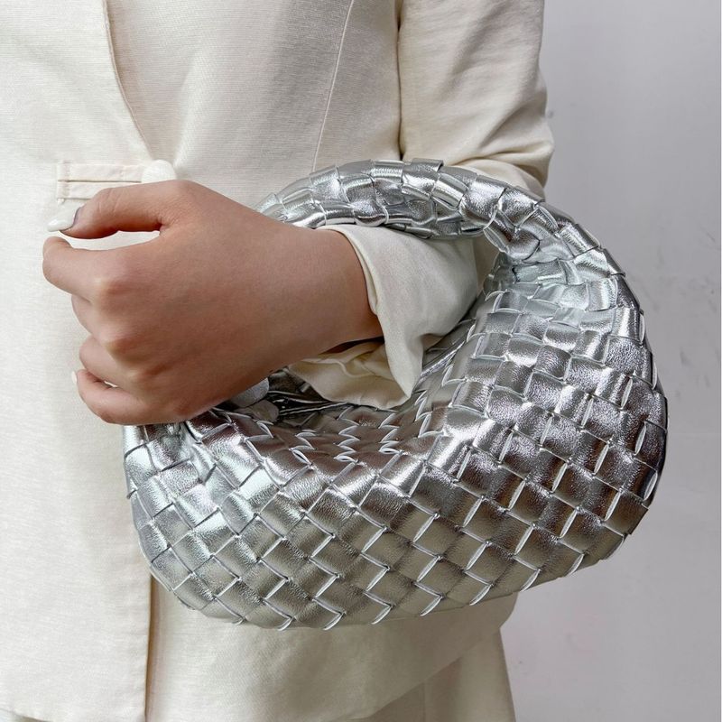 New Dumpling Bag Women's Jodie Handmade Real Woven Knot Bag Genuine Leather Handbag Underarm Party Women's Bag