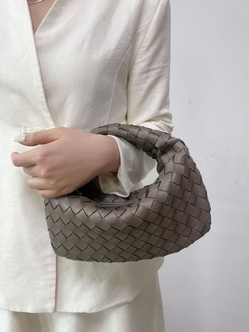 New Dumpling Bag Women's Jodie Handmade Real Woven Knot Bag Genuine Leather Handbag Underarm Party Women's Bag