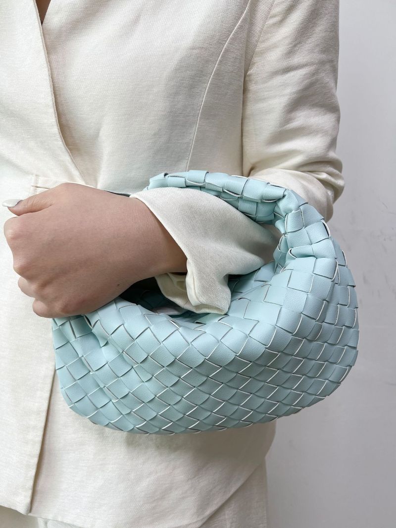 New Dumpling Bag Women's Jodie Handmade Real Woven Knot Bag Genuine Leather Handbag Underarm Party Women's Bag