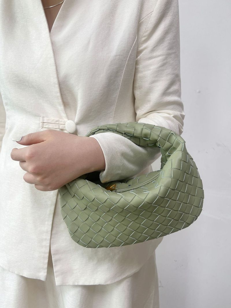 New Dumpling Bag Women's Jodie Handmade Real Woven Knot Bag Genuine Leather Handbag Underarm Party Women's Bag