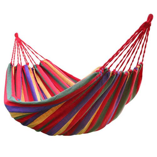 Modern Portable Canvas Folding Hammock for Outdoor Indoor Living Room and Bedroom Elegant Outdoor Furniture