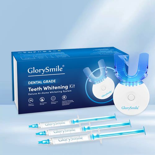 GlorySmile 5LED Teeth Whitening Accelerator LED Light 35% Carbamide Peroxide Gel Oral Care