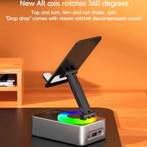 3-in-1 Audio Swivel Folding Speaker New Portable Phone