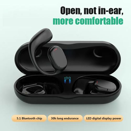 Open Ear Hook TWS Earphones Bone Conduction OWS Earbuds Sports Wireless Headphones