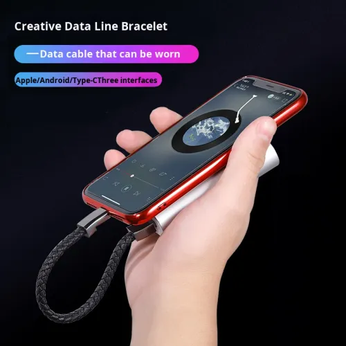 Creative bracelet data cable fast charging portable hand chain
