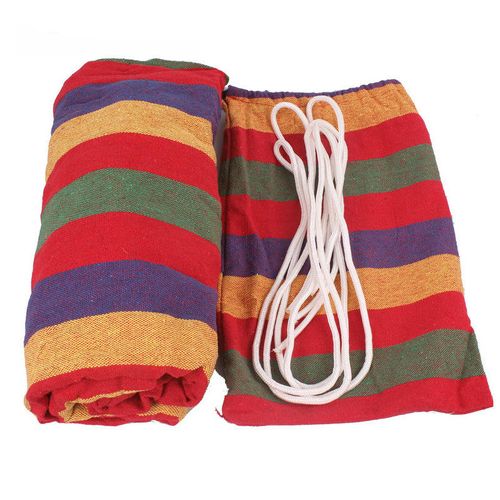 Modern Portable Canvas Folding Hammock for Outdoor Indoor Living Room and Bedroom Elegant Outdoor Furniture