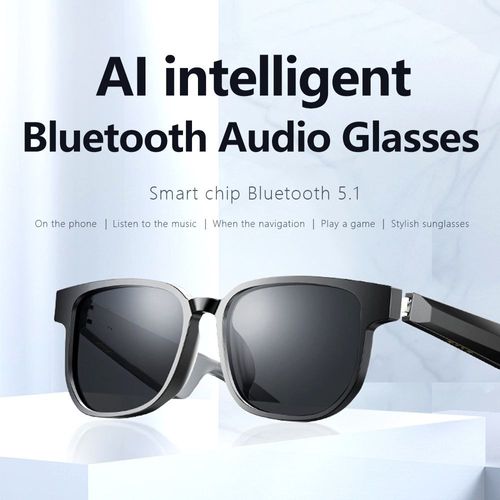 Black Technology Smart bluetooth Glasses Headset Stereo Headset Fashion Sun protection Glasses