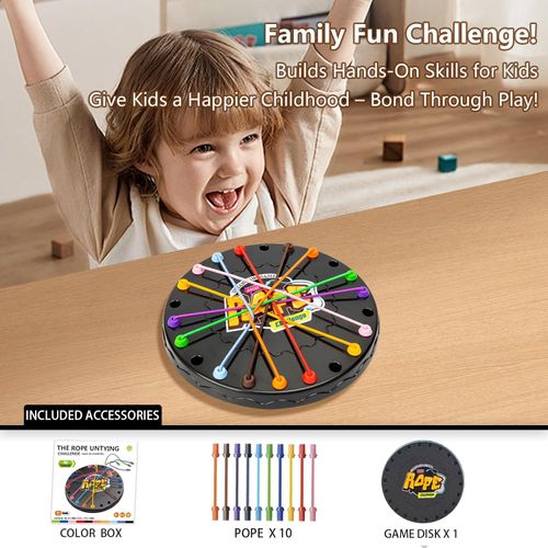 Popular Rope Breaking Battle Exercise Logic Thinking Puzzle Desktop Game Parent child Interaction Children's Toys