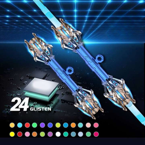 Lei Xing Authentic Double-Headed Scepter Cool Telescopic Luminous for Laser Sword Durable Plastic Light-Up Toy Knife