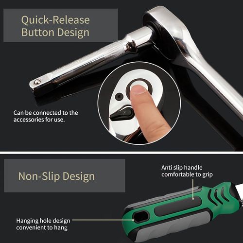 53PCS Multifunctional Repair Tool Set Socket Wrench Set Mechanic Tool Sets