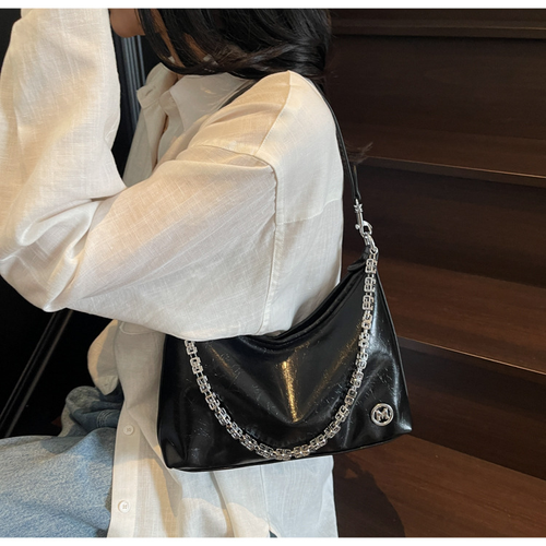 2025 New Women Multi Function Tote Backpack Oil Wax PU Leather Adjustable Shoulder Strap Schoolbag Fashion Trending Underarm Bag