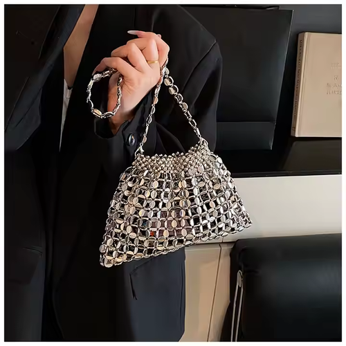 Wholesale New Fashion Hollow Out Mini Purses Handbag One Shoulder Crossbody Bags Trendy for Women Summer Beach Holiday