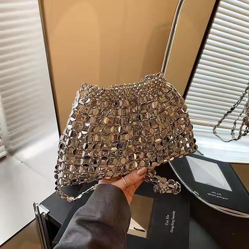 Wholesale New Fashion Hollow Out Mini Purses Handbag One Shoulder Crossbody Bags Trendy for Women Summer Beach Holiday