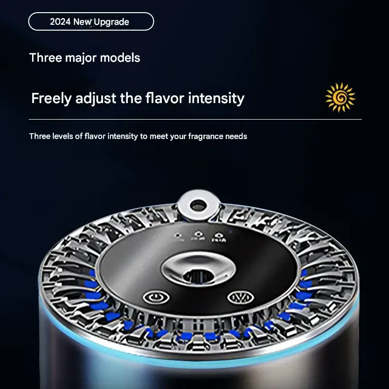 Best-Selling Car Aromatherapy Diffuser! Starry Sky Ambient Light + Aluminum Alloy Body, Plant-Extracted Automatic Spraying, Adds Fragrance & Ambiance to Car, More Comfortable Driving