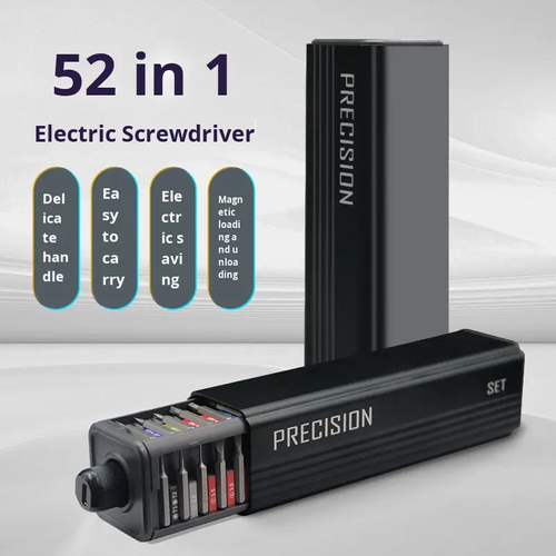 52-in-1 Rechargeable Electric Precision Screwdriver Set Industrial DIY Mini Automatic Hand-Operated Screwdriver Tool for