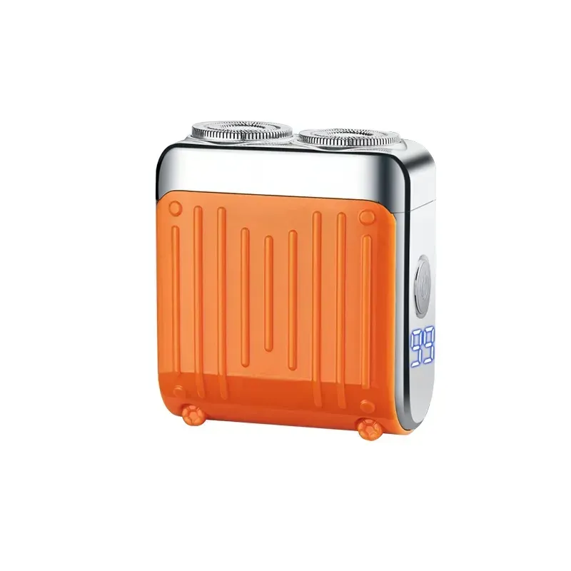 Mini Electric Beard Shaver, Waterproof & Comfortable Double-Ring Magnetic Cutter, One-Button Long Lasting for Travel & Daily Use, 2025 New Beard Shave