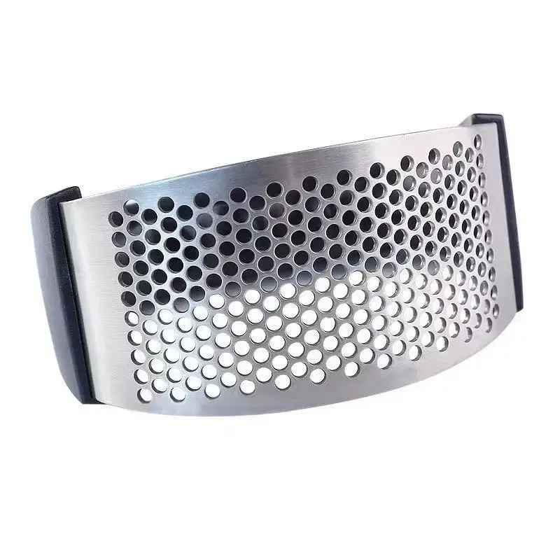 （2 packs）Manual Garlic Chopper - Multi-functional Kitchen Tool for Crushing, Mincing, and Pureeing Garlic