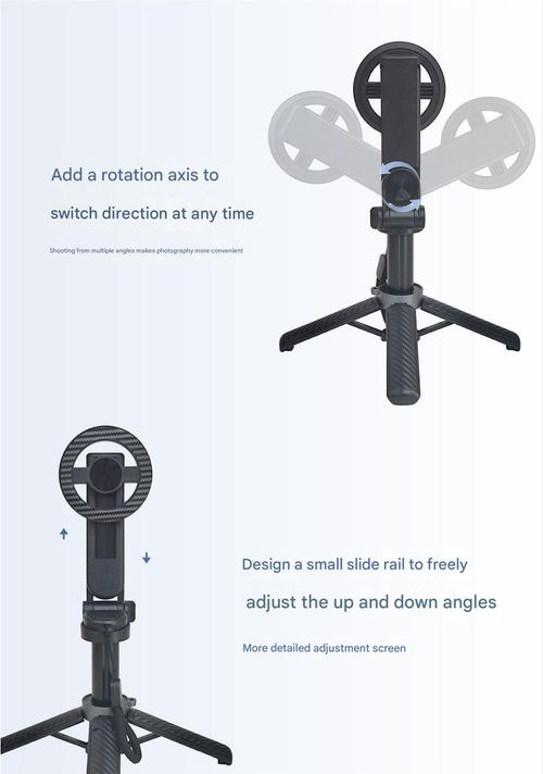 Magnetic Bluetooth Selfie Stick: Snap-On Quad-Leg Stand - Telescopic Remote Shutter and Pocket Size (All-in-One Vlogging Kit) for Home | Travel | Office |