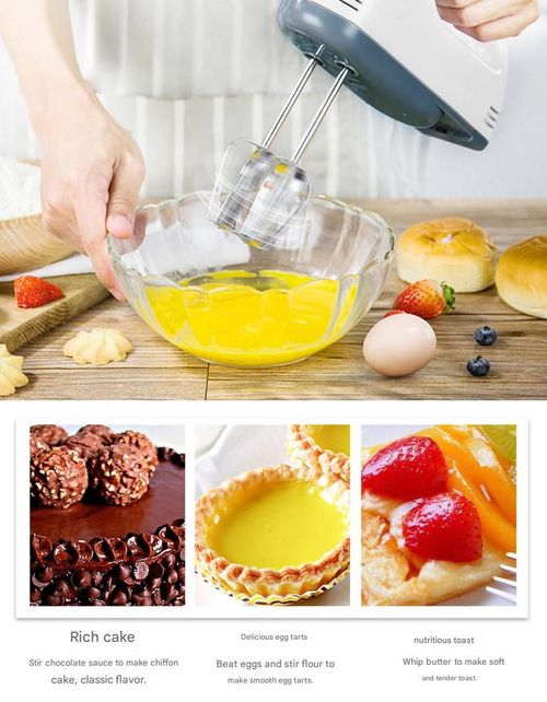 Set-&-Forget Mix Master - Automatic Cordless Whisk w | Dual Heads | 60% Faster Cream Whipping vs Manual