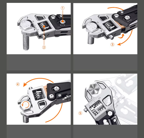 Multi-function Ratchet Wrench Pliers Outdoor Folding Tool Electrician Multi-purpose Portable Wrench Pliers