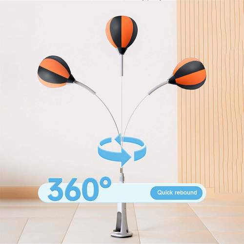 Adjustable Reflex Standing Spring Rebound Trainer Home Gym Workout Exercise Fitness Equipment Boxing Pedestal Punching Ball