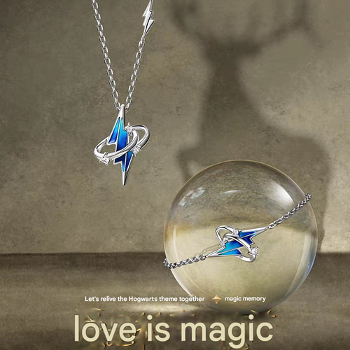 Harry Potter Collaboration Series Guardian Mark Necklace Women's Glow-in-the-Dark Star Clavicle Chain