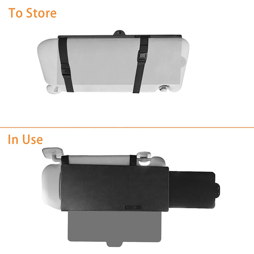 SunShade Sun Visor For Car Polarized Anti-glare Sun Visor Extender Car Visor Extension Front & Side Sunshade Window Sun Blocker