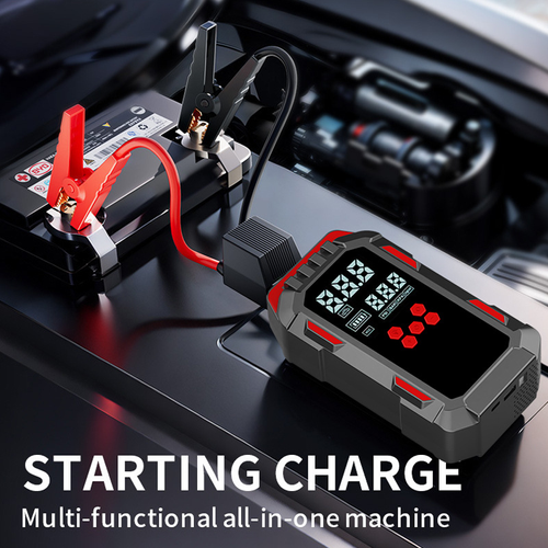 Vehicle air pump, starter, emergency battery starter, emergency power supply, tire inflator