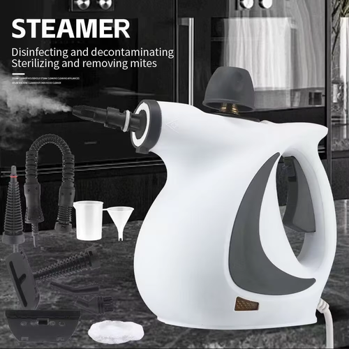 2025 New Pressurized Handheld Natural Steam Cleaner with Accessories for Home Car Washing Machine Air Conditioner Kitchen