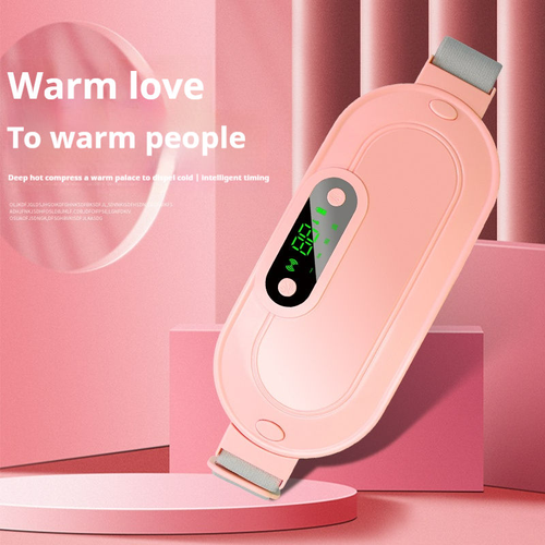 Intelligent Rechargeable Wireless Body Massage Belt Menstrual Heating Pad for Women with Waist Pain Relief