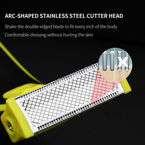 Portable Facial Hair Remover Washable Men Razor Single Blade Hair Shaver Electric Body